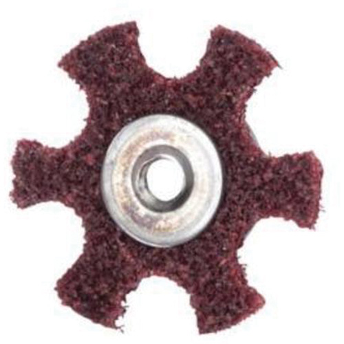 Abrasotex Surface Preparation Star, 2" Dia., Medium Grit, Aluminum Oxide Les Fournitures Industrielles Méga