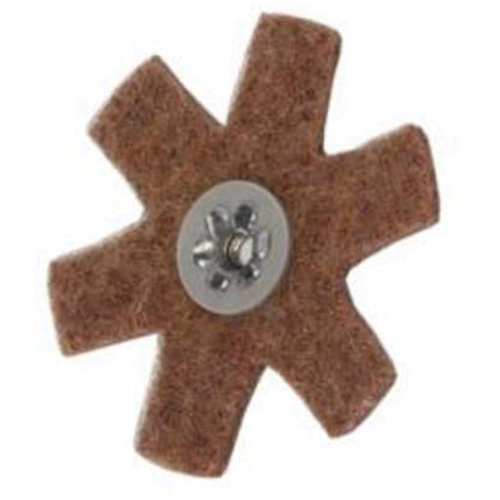 Abrasotex Surface Preparation Star, 3" Dia., Coarse Grit, Aluminum Oxide Les Fournitures Industrielles Méga