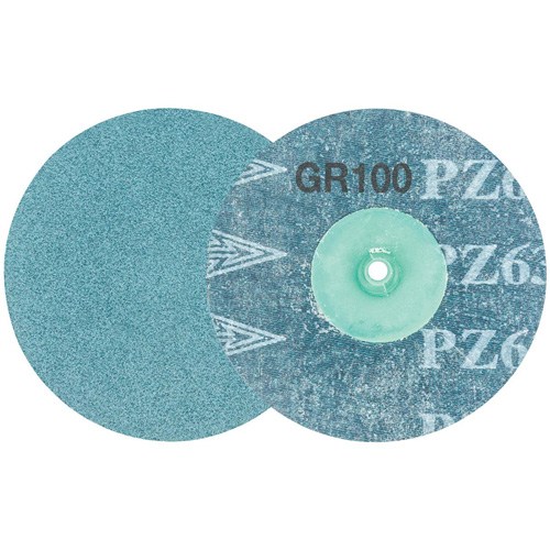 Disque de ponçage TWIST TOPCUT, 3" dia., Grain 100, Zirconium Les Fournitures Industrielles Méga