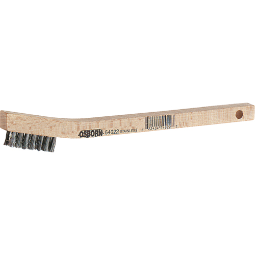 Petites brosses de nettoyage, Acier inoxydable, 2 x 9 rangs de fils, Longueur 8-5/8 Les Fournitures Industrielles Méga