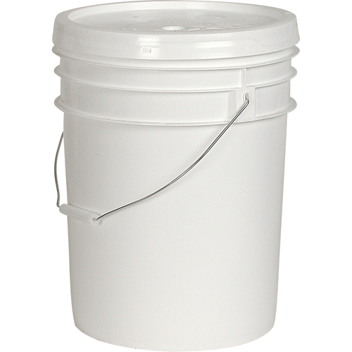 General Purpose Pail without Lid, Plastic, 4 L Les Fournitures Industrielles Méga