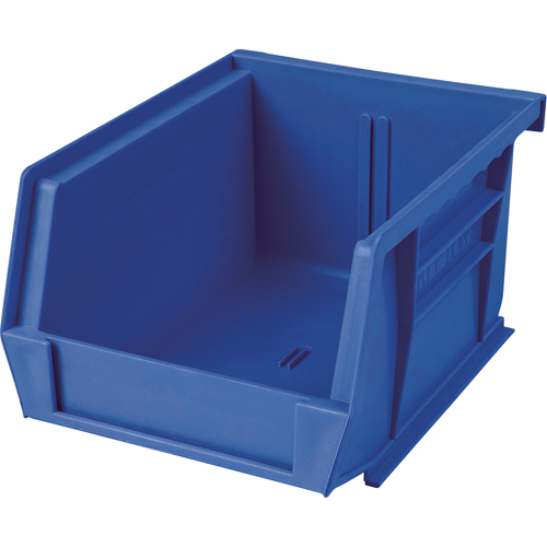 Plastic Bin, 8-1/4" W x 9" H x 18" D, Blue Les Fournitures Industrielles Méga