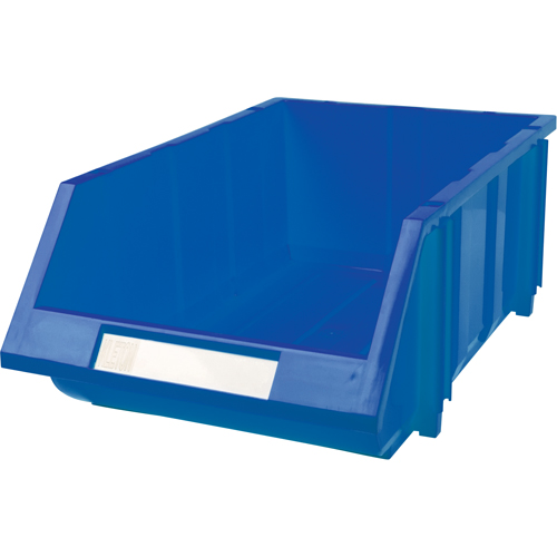 Stack & Hang Bin, 11-13/16" W x 7" H x 17-11/16" D, Blue Les Fournitures Industrielles Méga
