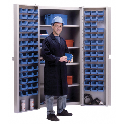 Armoire &agrave; combinaison avec porte creuse, 38" la x 24" p x 72" h, 4 tablettes Les Fournitures Industrielles Méga