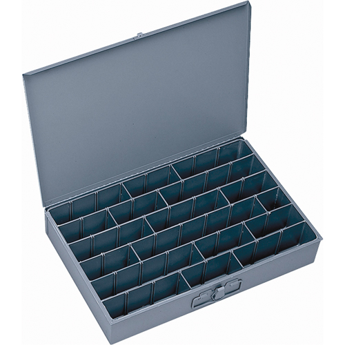 Compartment Scoop Boxes, 12" W x 18" D x 3" H, 17 Compartments Les Fournitures Industrielles Méga
