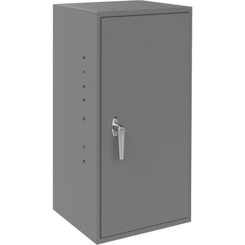 Armoires utilitaires, Acier, 2 Tablettes, 30" h x 13-3/4" la x 12-3/4" P, Gris Les Fournitures Industrielles Méga