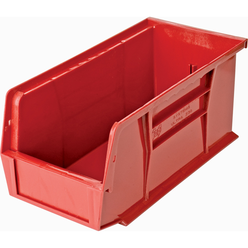 Bacs ultra empilable & suspendable, 5-1/2" la, 5" h x 10-7/8" p, Rouge Les Fournitures Industrielles Méga