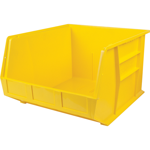 Bacs ultra empilable & suspendable, 16-1/2" la, 11" h x 18" p, Jaune Les Fournitures Industrielles Méga