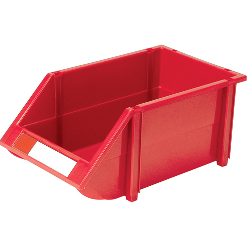 Bac empilable & &agrave; suspendre, 8-3/16" la, 6-3/16" h x 14" p, Rouge Les Fournitures Industrielles Méga
