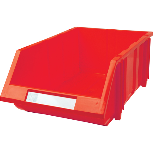 Stack & Hang Bin, 11-13/16" W x 7" H x 17-11/16" D, Red Les Fournitures Industrielles Méga