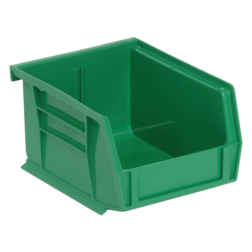 Bacs ultra empilable & suspendable, 4-1/8" la, 3" h x 5-3/8" p, Vert Les Fournitures Industrielles Méga