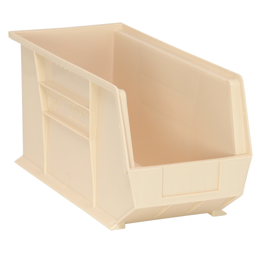 Ultra Stack & Hang Bin, 8-1/4" W x 9" H x 18" D, Ivory Les Fournitures Industrielles Méga