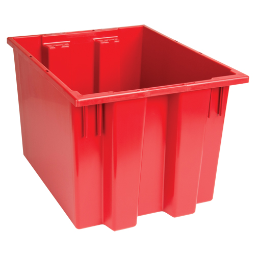 Contenants Stack & Nest, 13" x 19,5" x 15,5", Rouge Les Fournitures Industrielles Méga