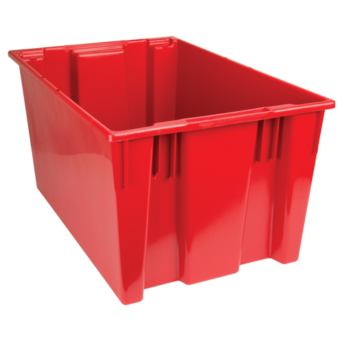 Contenants Stack & Nest, 15" x 29,5" x 19,5", Rouge Les Fournitures Industrielles Méga