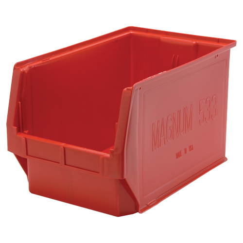 Giant Stacking Containers, 18.375" W x 19.75" D x 11.875" H, Blue Les Fournitures Industrielles Méga