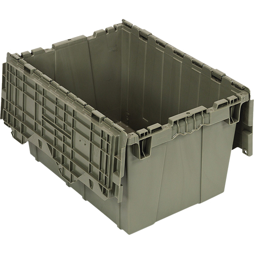 Attached Top Container, 12.75" x 19.25" x 15.25", Green Les Fournitures Industrielles Méga
