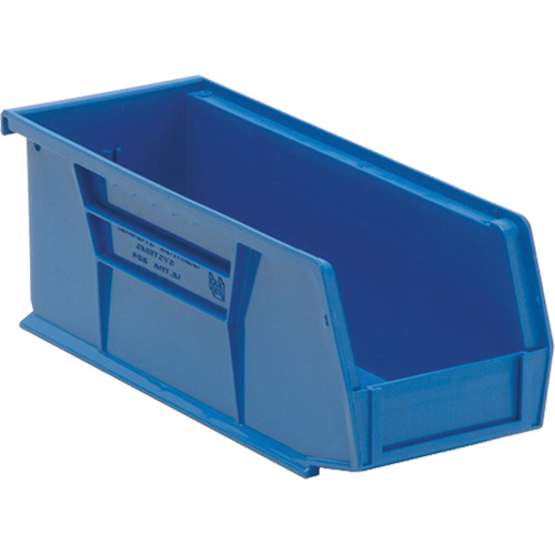 Ultra Stack & Hang Bin, 4-1/8" W x 4" H x 10-7/8" D, Blue Les Fournitures Industrielles Méga
