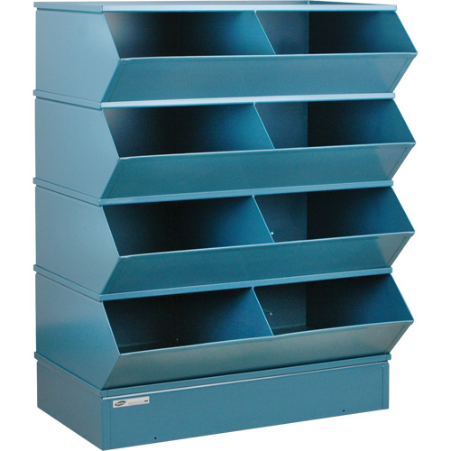 Pre-Engineered Sectional Systems, 5000 lbs. Cap., 37" W x 24" D x 44" H, Blue Les Fournitures Industrielles Méga