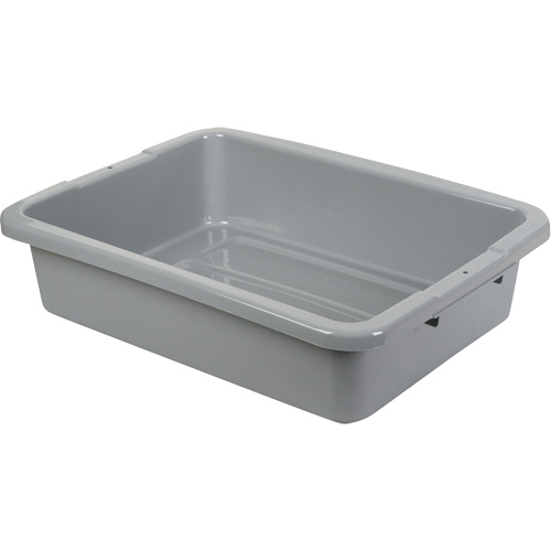 Boîtes utilitaires - Gris, 5" ha x 15" p x 20" lo, Plastique, Gris Les Fournitures Industrielles Méga