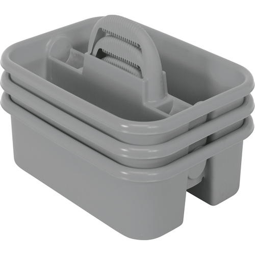 BOITE RANGEMENT,OUTILS,18 1/4X13 3/4X8 3/4,GRIS, 8-3/4" x 13-3/8" x 13-3/8", Gris Les Fournitures Industrielles Méga