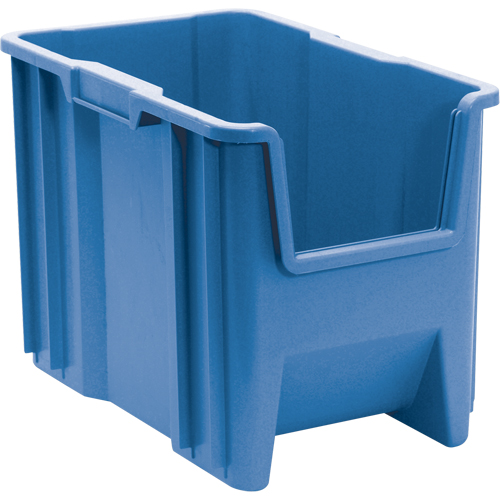 Contenants &agrave; empiler g&eacute;ants, 10,875" la x 17,5" p x 12,5" h, Bleu Les Fournitures Industrielles Méga