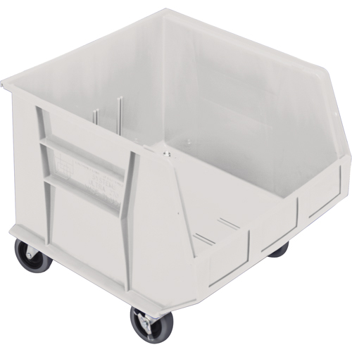 Bac mobile, 14" ha x 16-1/2" la x 18" p, Capacit&eacute; de 75 lb, Ivoire Les Fournitures Industrielles Méga