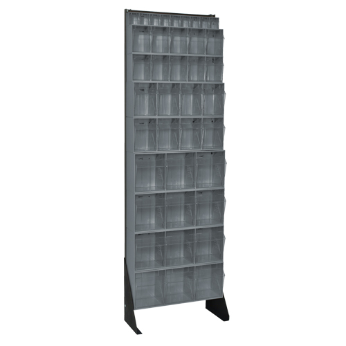 Tip-Out Bins Stand, 23-5/8" W x 8" D x 75" H, 36 Drawers Les Fournitures Industrielles Méga