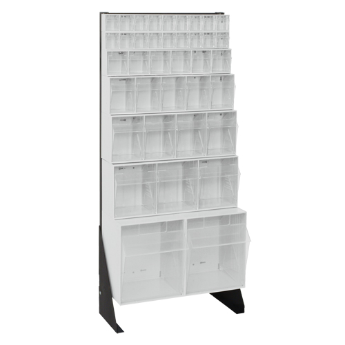 Support pour bacs basculants, 23-5/8" la x 8" p x 52" h, 38 tiroirs Les Fournitures Industrielles Méga