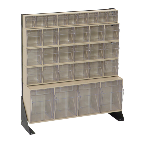 Support pour bacs basculants, 23-5/8" la x 8" p x 28" h, 31 tiroirs Les Fournitures Industrielles Méga