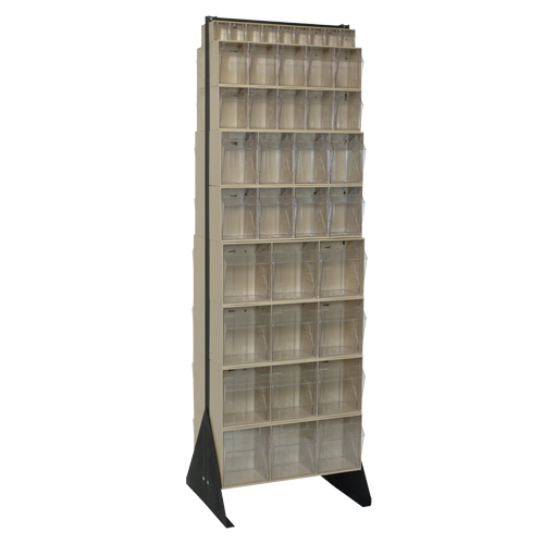 Support pour bacs basculants, 23-5/8" la x 16" p x 75" h, 72 tiroirs Les Fournitures Industrielles Méga