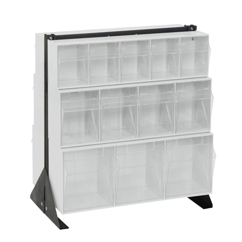 Tip-Out Bins Stand, 23-5/8" W x 16" D x 28" H, 24 Drawers Les Fournitures Industrielles Méga