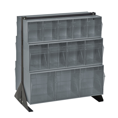 Tip-Out Bins Stand, 23-5/8" W x 16" D x 28" H, 24 Drawers Les Fournitures Industrielles Méga