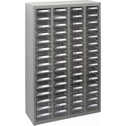 Casiers pour pi&egrave;ces KPC-700, Acier galvanis&eacute;, 60 tiroirs, 23-1/10" x 8-7/10" x 36-9/10", Gris Les Fournitures Industrielles Méga