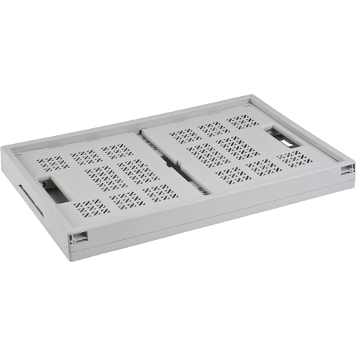 Bac repliable, 21" lo x 14" la x 10,5" h, Gris Les Fournitures Industrielles Méga