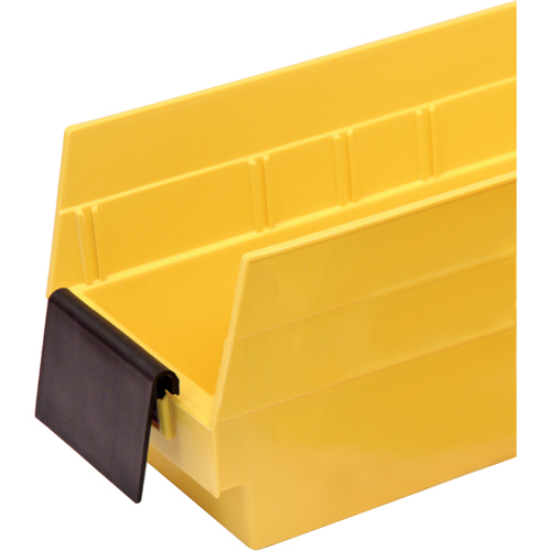 Bacs de rangement pour tablettes - Porte-&eacute;tiquettes de forme allong&eacute;e Les Fournitures Industrielles Méga