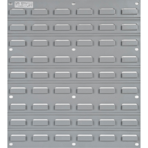Metal Louvered Panel Bin Support Rack, 16 Bins, 18" W x 1/8" D x 19" H Les Fournitures Industrielles Méga