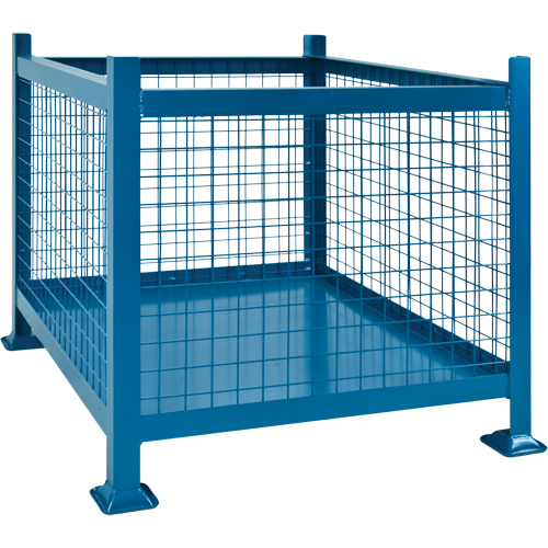 Contenants de vrac empilables, 40,5" la x 48,5" p x 30" h, Capacit&eacute; de 3000 lb Les Fournitures Industrielles Méga