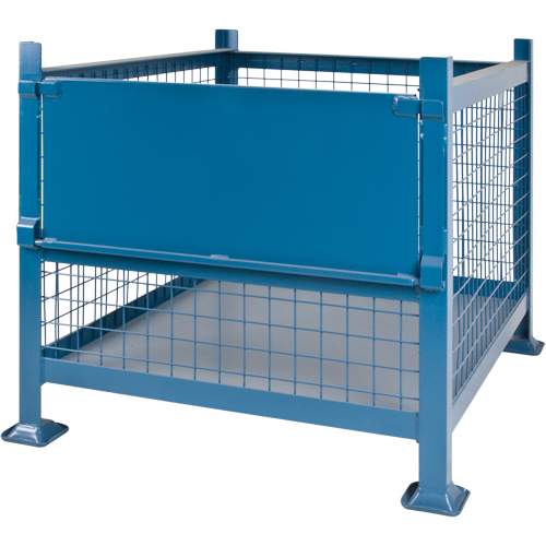 Contenants de vrac empilables, 34,5" la x 40,5" p x 30" h, Capacit&eacute; de 3000 lb Les Fournitures Industrielles Méga