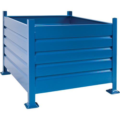 Contenants de vrac empilables, 30" ha x 34,5" la x 40,5" p, Capacit&eacute; de 4500 lb Les Fournitures Industrielles Méga