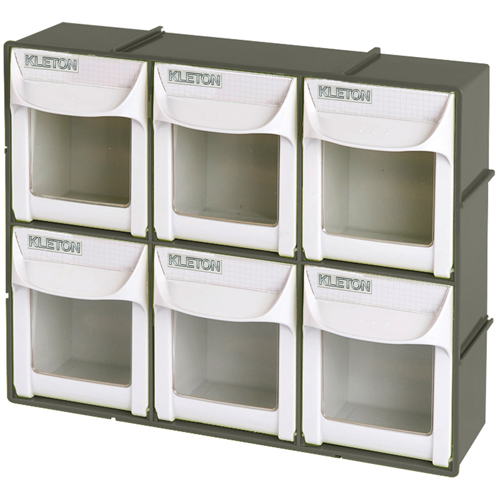 Heavy-Duty Tilt Bin, 11-3/4" W x 3-1/2" D x 9-3/4" H, 6 Drawers Les Fournitures Industrielles Méga
