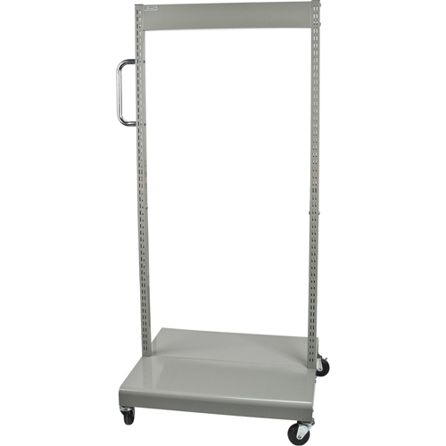 Mobile Tilt Bin Rack - Cart Only, Double-sided, 26-1/4" W x 22" D x 57-1/2" H Les Fournitures Industrielles Méga