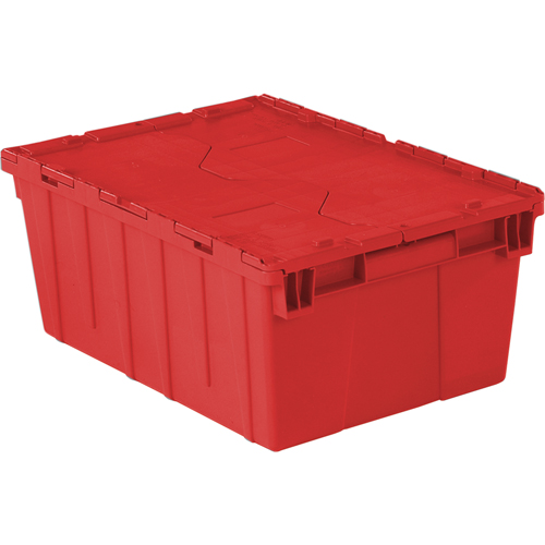 Flipak&reg; Polyethylene Plastic (PE) Distribution Containers, 21.9" x 15.2" x 9.3", Red Les Fournitures Industrielles Méga