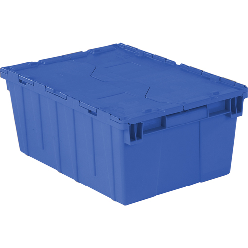 Contenants de distribution Flipak en plastique poly&eacute;thyl&egrave;ne (PE), 21,9" x 15,2" x 9,3", Bleu Les Fournitures Industrielles Méga