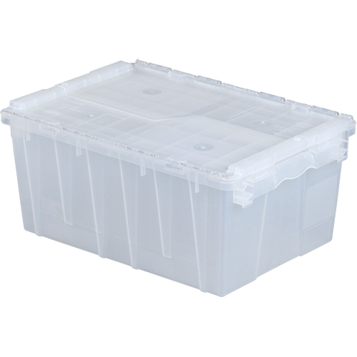 Contenants de distribution Flipak en plastique polypropyl&egrave;ne (PP), 21,8" x 15,2" x 9,3", Transparent Les Fournitures Industrielles Méga