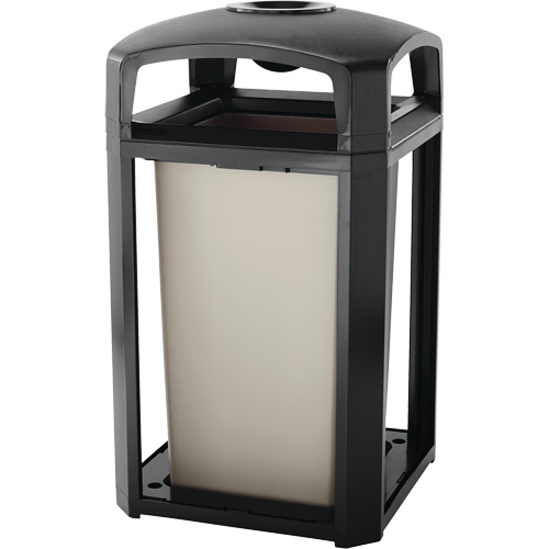 Landmark Series Classic Ash Tray & Waste Receptacle, Plastic, 50 US gal. Capacity, 46-1/2" Height Les Fournitures Industrielles Méga