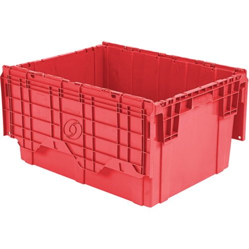 Contenants de distribution Flipak en plastique poly&eacute;thyl&egrave;ne (PE), 27,9" x 20,9" x 15,2", Rouge Les Fournitures Industrielles Méga