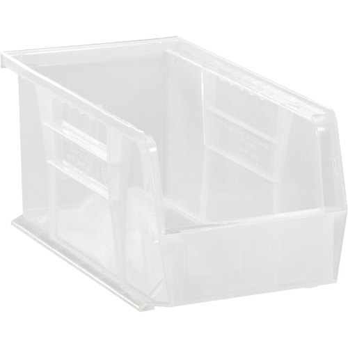 Bac transparent ultra empilable & suspendable, 4-1/8" la, 4" h x 10-7/8" p, Transparent Les Fournitures Industrielles Méga