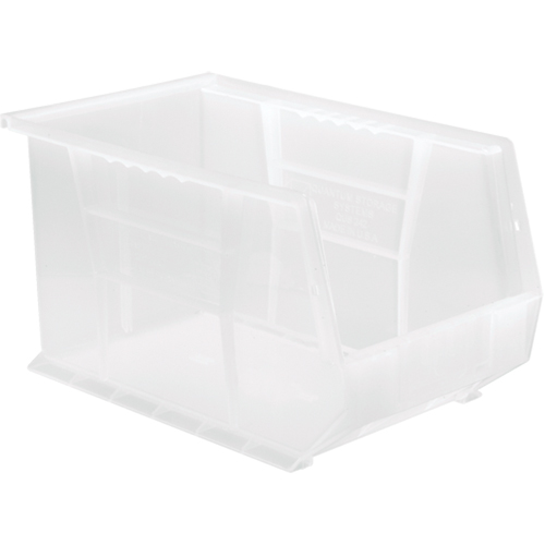 Clear-View Ultra Stack & Hang Bin, 8-1/4" W x 8" H x 13-5/8" D, Clear Les Fournitures Industrielles Méga