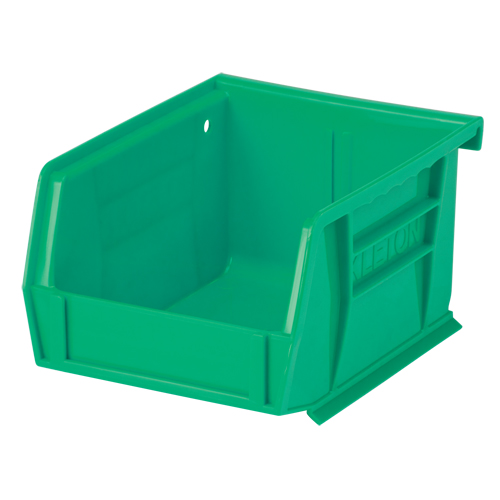Stack & Hang Bin, 4-1/8" W x 3" H x 5-3/8" D, Green Les Fournitures Industrielles Méga