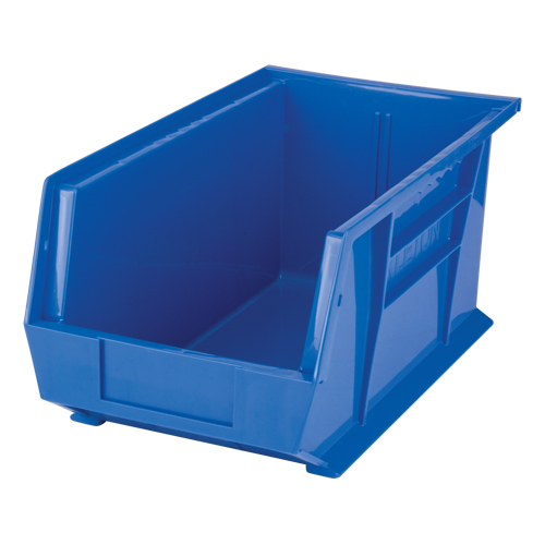 Bac empilable & &agrave; suspendre, 8-1/4" la, 7" h x 14-3/4" p, Bleu Les Fournitures Industrielles Méga